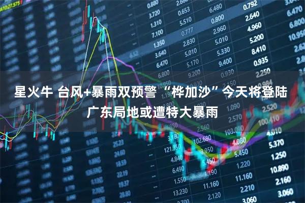 星火牛 台风+暴雨双预警 “桦加沙”今天将登陆 广东局地或遭特大暴雨